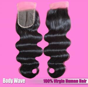 Best Factory Wholesaler 100% Human Hair Extension Brazilian Hair Natural Color Lace Closure wholesale