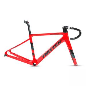 Best Customized Logo Carbon Road Frame , 56cm Bike Frame Multiple Color Choices wholesale