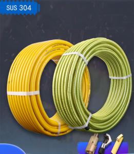Best DN13 Flexible Natural Gas Fire Retardant Hose Citizen Safety Using with Tools wholesale