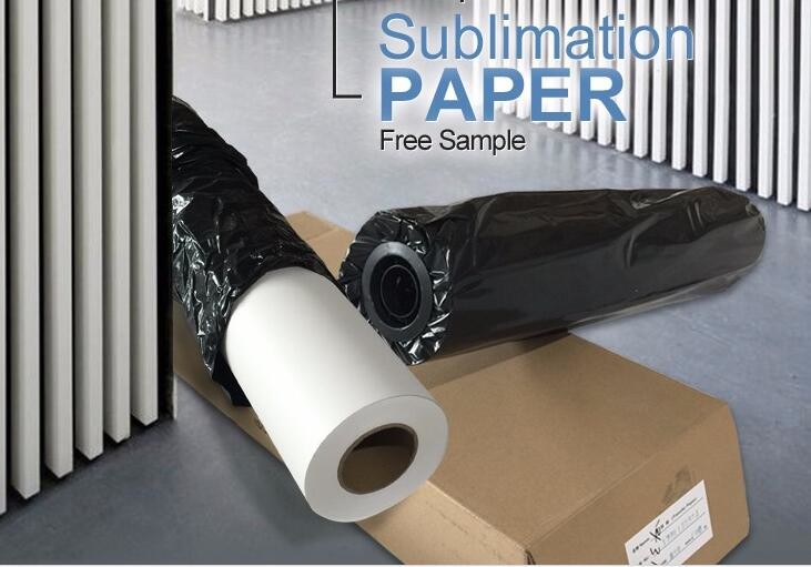 Best shandong factory supply newest dye sticky roll sublimation transfer printing paper for textile sportswear t shirt wholesale