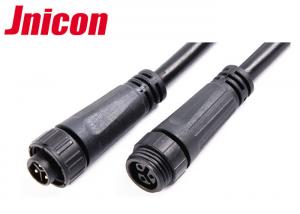 Best 300V 10A Waterproof Cable Connector Male Female Over Molding With Screw Locking wholesale