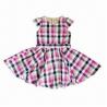 Buy cheap Girl's Plaid Jumper/Clothing/Skirt/Dresses/Wear, Made of 100% Cotton from wholesalers