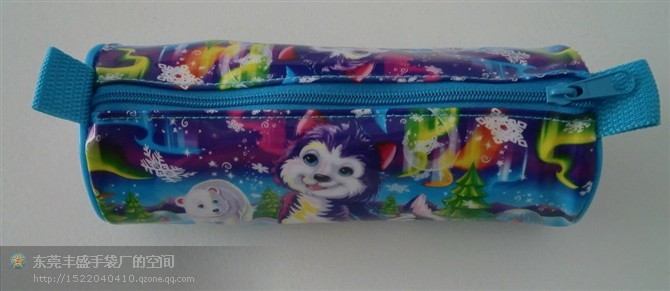 Best Eco Friendly Cute Pencil Cases , Draw / Pull Closure Roll Up Pencil Case wholesale