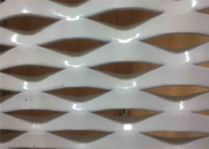 Architectural Facade Cladding Decorative Aluminum Expanded Woven Wire Mesh For for sale
