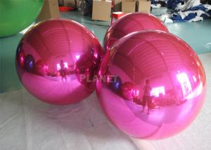 Best Air Sealed Hanging Silver / Gold / Magenta Ball Inflatable Mirror Ball Mirror Balloon Giant Mirror Sphere For Decoration wholesale