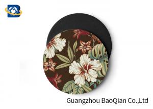 Best Vivid Depth Effect 3D Floral Lenticular Coasters PET/ EVA Material Customized Size wholesale