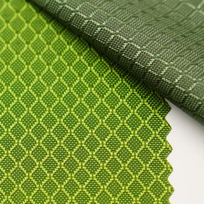 China 100% Nylon Fabric 3D Diamond-Shaped Pattern Nylon Woven Backpack Plain Durable Cloth on sale