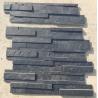 Black Slate 3D Stone Wall Panels,Charcoal Slate Stacked Stone,Slate Zclad Stone for sale