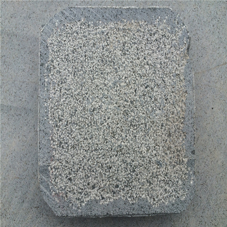 China Granite Dark Grey G654 Granite Stepping Stone 4 Edges Natural Top Flamed for sale