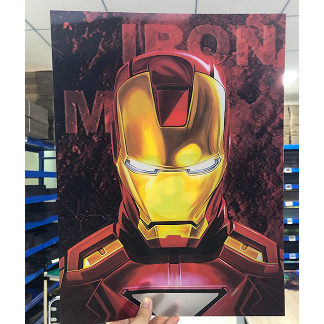 Buy cheap 30x40cm 3D Animation Poster Lenticular Flip Pictures Of Marvel Comics Wall Art from wholesalers