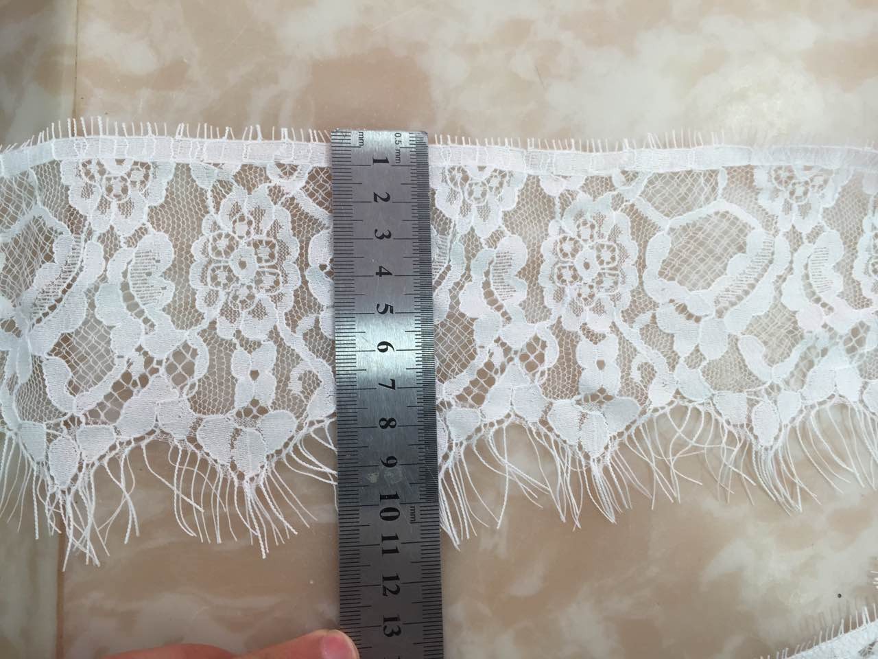 China Elegant polyester lace,eyelash lace， embroidery lace fabric chemical lace fabric micro fiber lace fabric 150cm on sale