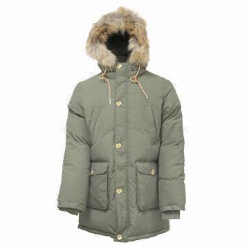 Best Men's Down Jacket, Men's Winter Hooody Jacket, Army Green, Men's Winter Coat  wholesale