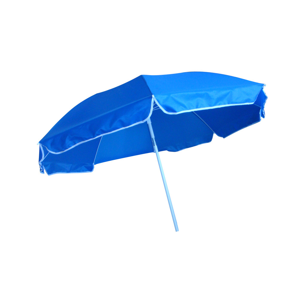 Best Blue Custom Printing Windproof Beach Umbrella With Custom Logo Outdoor wholesale