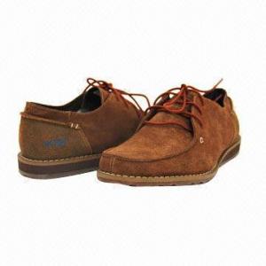 Best Men's Outdoor Leather Shoes with Rubber Outsole, First-layer Cowhide Upper, Comfortable  wholesale