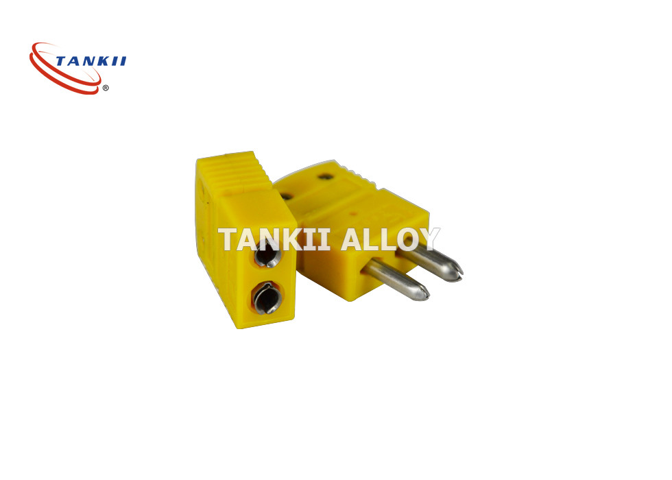 Best Yellow Colour K Type Thermocouple Connector With Extension Cable For Research wholesale