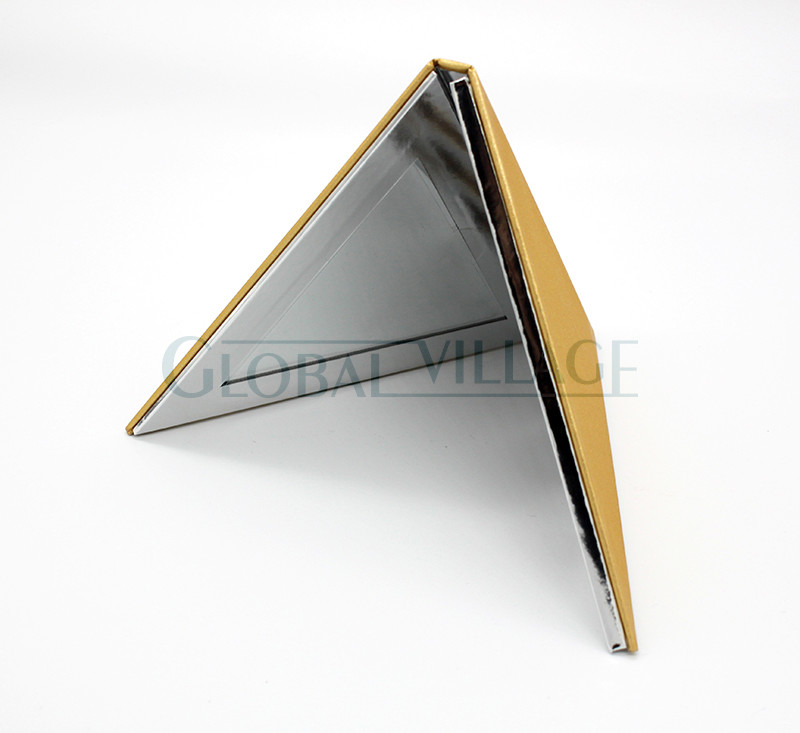 Best Empty Cardboard Triangle Eyeshadow Palette C2S Paper Customized Color For Makeup wholesale