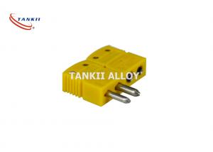 Best IEC Yellow Color Solid Pin Type K Thermocouple Plug wholesale