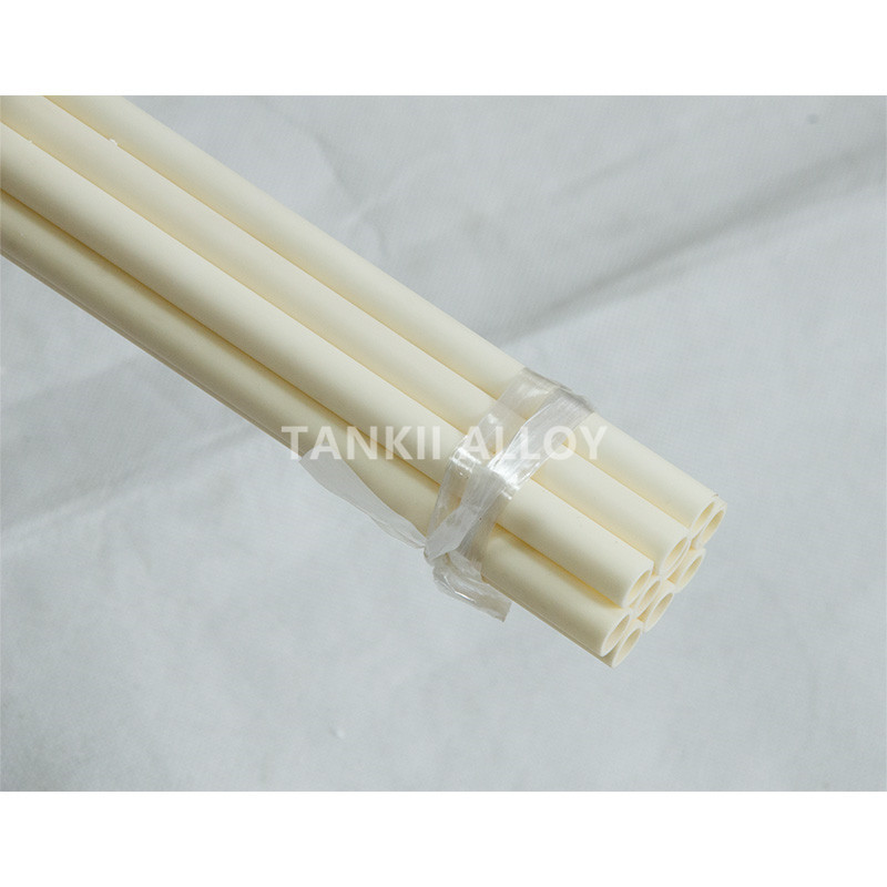 Best 99% Al2O3 Special Ceramic Tube High Purity Round Tube Alkali Corrosion Resistance wholesale
