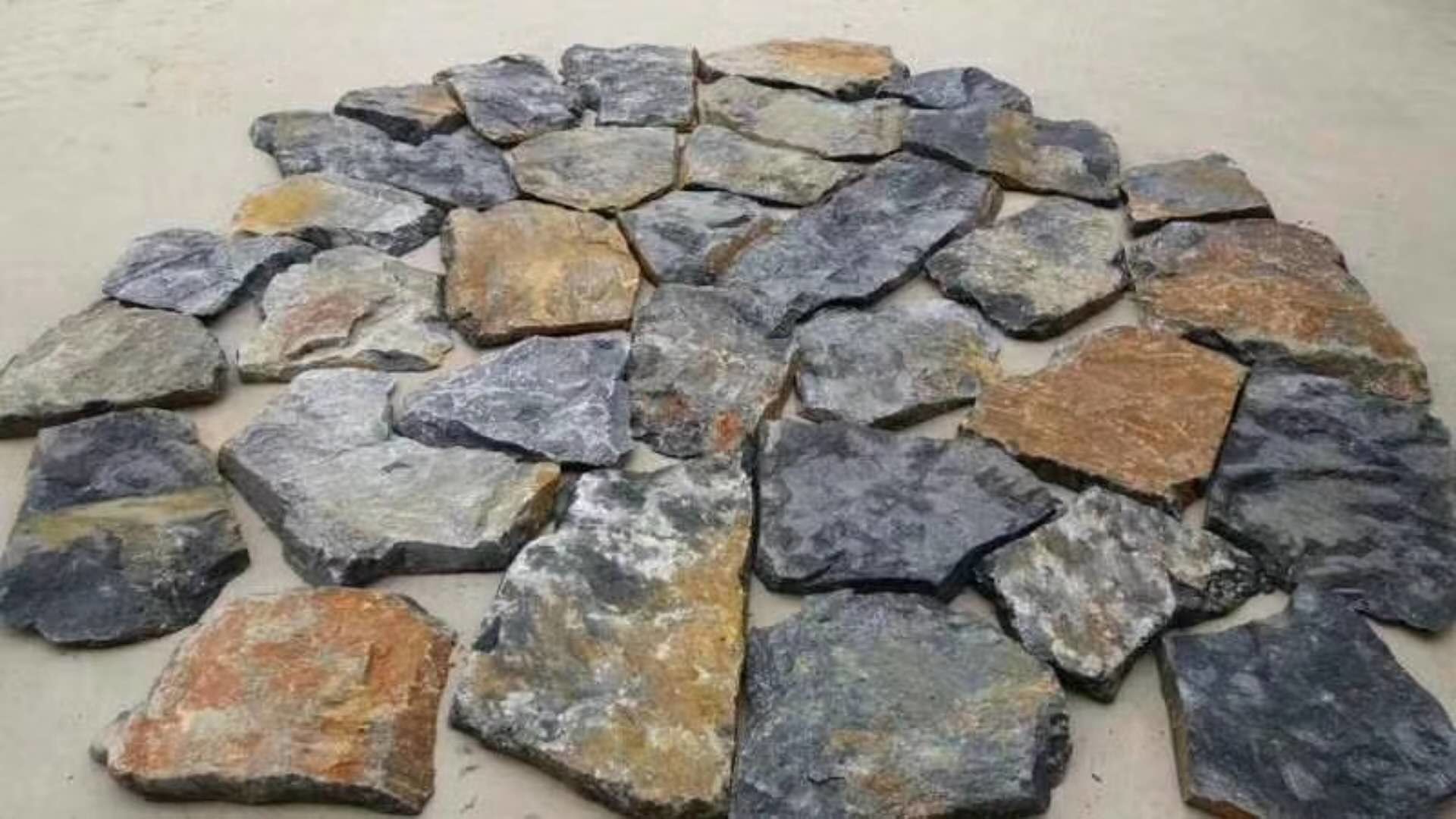 Blue Limestone Random Flagstone,Irregular Flagstones,Crazy Wall Stone,Landscapin for sale