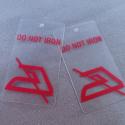 Debossed Silicone Heat Transfer Labels for sale