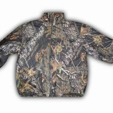 Best Hunting Jacket with 100% Polyester Knitted Brush Tricot and TPU 1000/1000 Shell wholesale