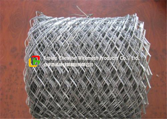 Lightweight Flattened Expanded Metal Mesh Low Carbon Steel Hot Dipped Galvanized for sale