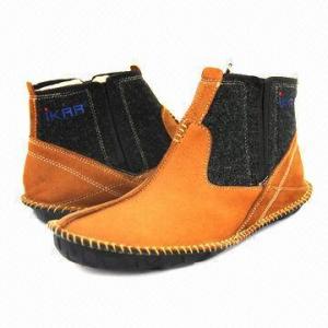 Best Men's Fashionable Ankle Boots/Leisure Casual Shoes, Handmade, in Khaki  wholesale