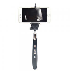 Quality iPhone / Samsung Cell Phone Black Zoom Selfie Stick With 