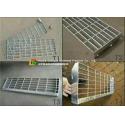 Removable Galvanized Steel Stairs , Non Slip Stainless Steel Stair Treads for sale