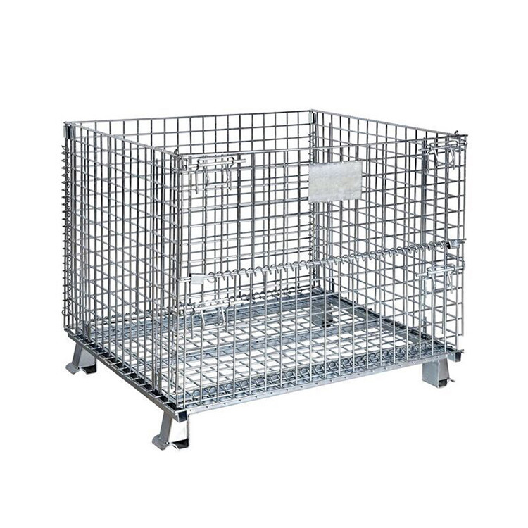 Best Hot sale steel mesh storage containers for warehouse wholesale