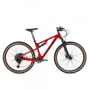Best TWITTER Carbon Fiber Full Suspension Mountain Bike With MAXXIS Tire wholesale