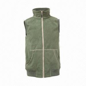 Best Men's Fleece Vest, Body Warmer, with Fashionable Design wholesale