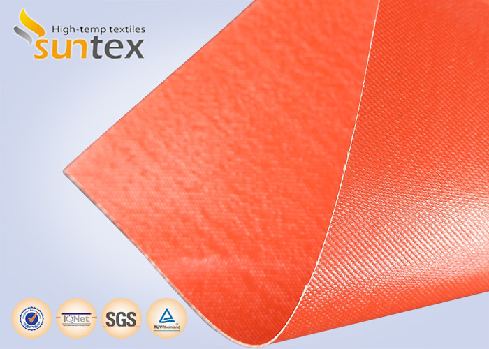 Best Silicone Coated Bulk Fiberglass Cloth Roll Resistant High Temperature Up To 1000 C Degree wholesale