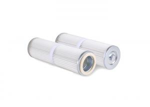 Best Polyester Spunbond Dust Filter Cartridge Galvanized Steel Inner Core wholesale