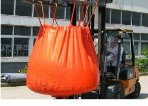 Best Waterproof Orange PVC Recycled Jumbo Bag Storing Hazardous And Corrosive Products wholesale