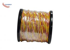 Best 2*0.711mm Thermocouple Cable K Type With Fiberglass Insulation Withstanding 1000 Degrees wholesale