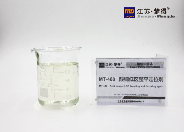 Best Electroplating Intermediate Plating Solutions Chemicals MT 480 With Good Throwing Power wholesale