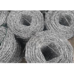 China 25kg Roll Galvanized Steel Cyclone Barbed Wire For Electro Fencing for sale