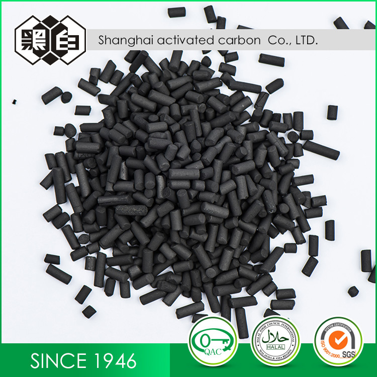 Best Gas Disposal Purification Activated Carbon Granules 4mm Particle Size 450 - 550g/L Density wholesale