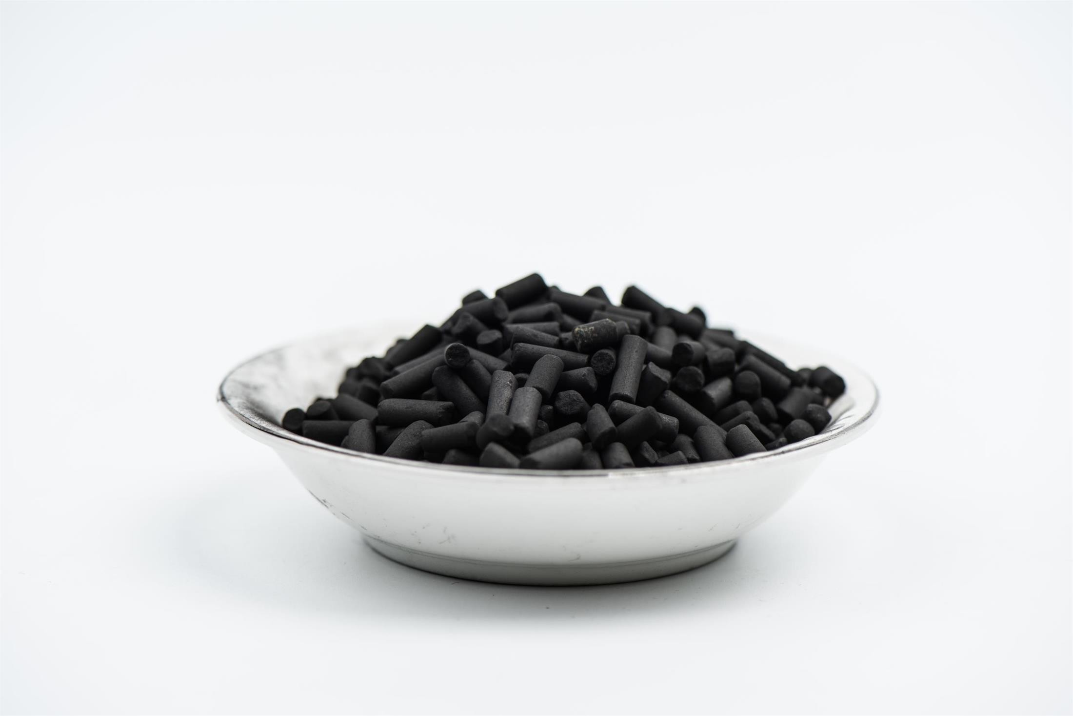 Best Black Activated Carbon Pellets 4.0mm Alcohol Gasoline Chloroform High Temperature Tolerance wholesale