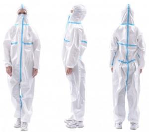 Best Fluid Resistant Disposable Hooded Coveralls For New Coronavirus Prevention wholesale
