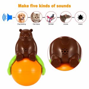 Best Inventions Pet Tumbler Toy Sound And Light Ball five kinds of sounds wholesale