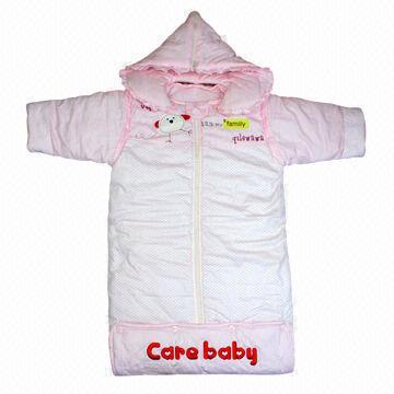 Buy cheap Baby Sleeping Bag/Baby Sleeping Sack/Baby Wrap/Baby Blanket, Made of 100% Cotton from wholesalers