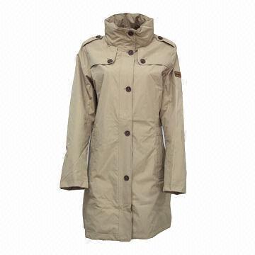 Best Ladies' Long Windbreaker/Coat, Fashionable and Casual Wear, Waterproof and Breathable  wholesale