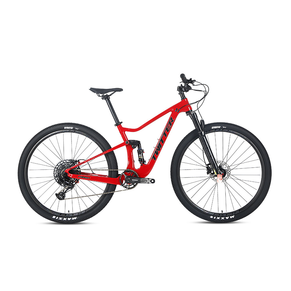 Best Carbon Fiber 29er Full Suspension Mountain Bicycle DEORE M6100 12S wholesale