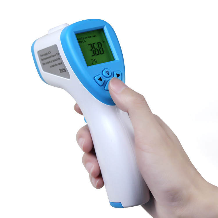 Best Hot Sale Body Temperature Digital Infrared Thermometer Gun Fever Measure Adult Kids Forehead Non contact LCD IR Thermome wholesale