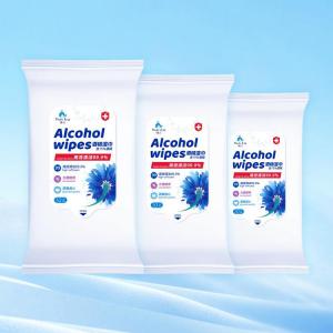 Best Portable Alcohol Disinfectant Wipes / Alcohol Hand Wipes Easy To Clean Large Area wholesale