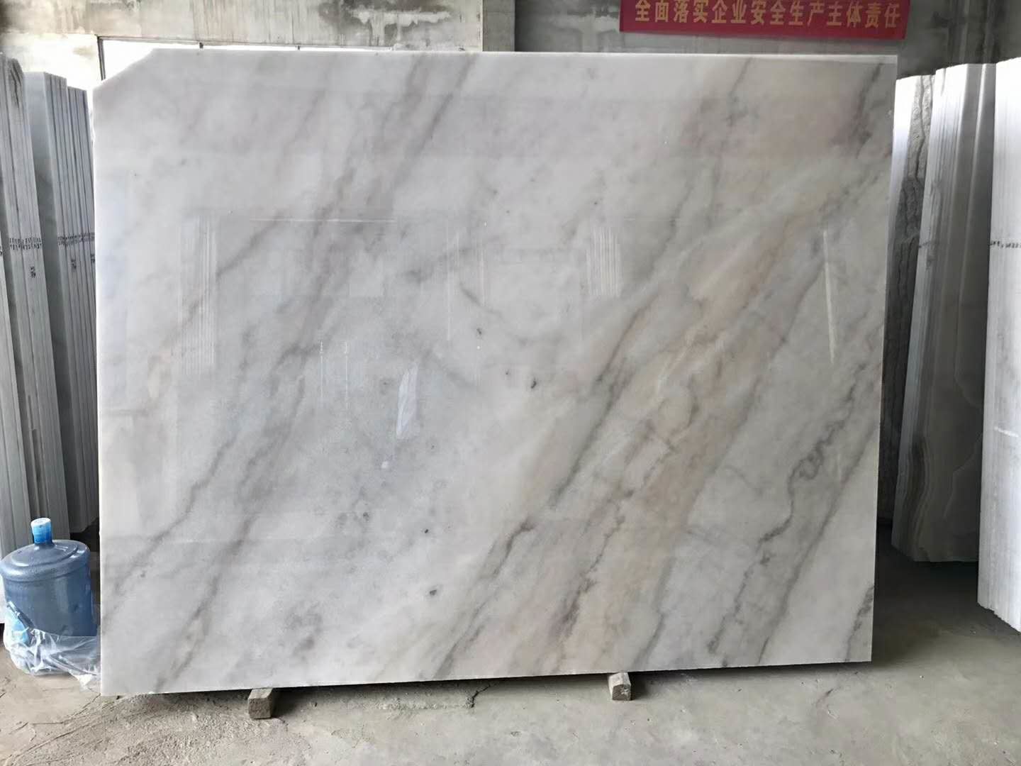 Guangxi White Marble Slabs,China Carrara White Marble Slabs,White Guangxi Marble for sale