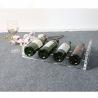 Buy cheap Transparent PMMA Acrylic Wine Rack Stackable 18.9x8x4cm Size from wholesalers