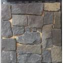 Black Granite Wall Tiles,Granite Retaining Wall,Black Stone Wall Cladding for sale